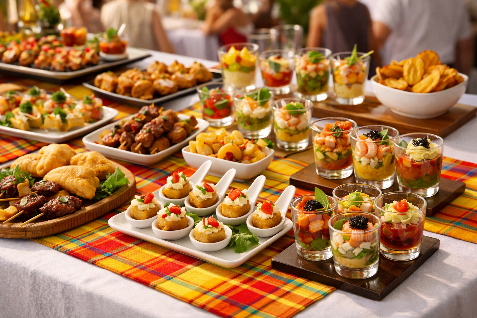 Buffet antillais réception événementielle