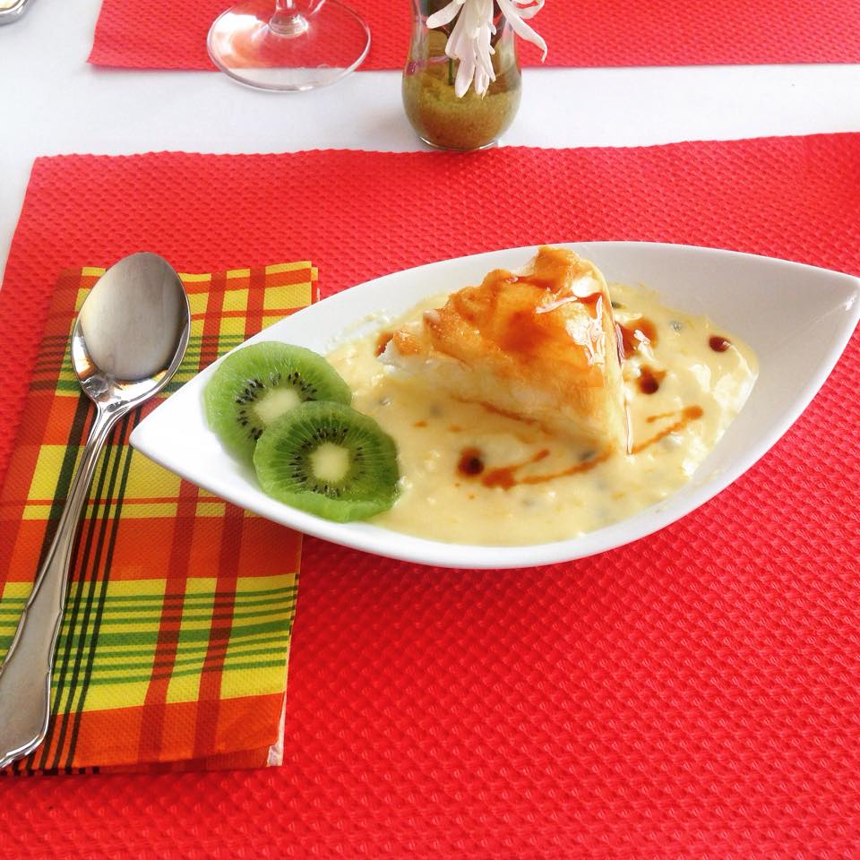 Île flottante passion ananas