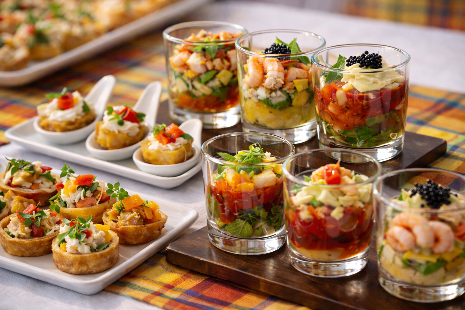 Verrines et amuse-bouches antillais